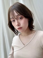 バイオレットジェム(Violet`jem) くびれ韓国外ハネボブマロンベージュ