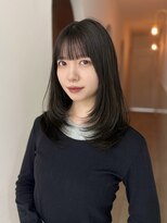 カシェ マエノヘタ(Cashe'e MAENOHETA)&nbsp;オリーブカラー、レイヤーカット