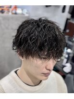 トラスト ザ バーバー 東京駅八重洲店(TRUST the Barber) ツイストスパイラルパーマ/マッシュスタイル/メンズパーマ
