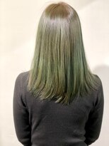 序 by coma academy salon&nbsp;【序中野】透明感オリーブセミロング