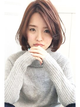 ランプ ヘアー(lamp hair) 【lamp hair 】束感が可愛い◎キュートボブ♪