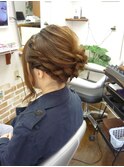ねじり込みお花アレンジ