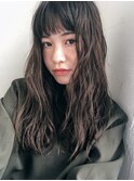 学生限定　ざっくりしたゆるウェーブは顔周りでキメる