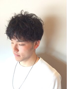 ヘアー ル シェーヌ キューブ(hair le chene CUBE) うざバング×スパイラルMIXパーマ