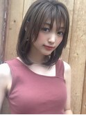 【KAYAK渋谷】小室里奈くびれミディエッジーショートアッシュ
