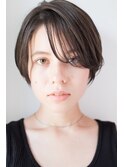 【東 純平】うざバング ラフ 小顔 ショートボブ