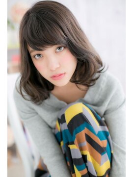 ミック ヘアアンドメイク アップ 駒込店(miq Hair&Make up) ふんわり抜け感セミディ