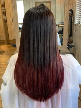 ヘブンリー(heavenly) #髪質改善#チェリーブラウン#ピンクベージュ#ワインレッド