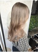 ミルクティーベージュ/まろやかベージュ/レイヤーカット