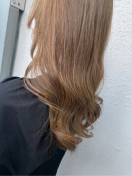 カプア 仙台駅前店(Kapua) ハイトーンカラー/ミルクティーベージュ/ツヤ髪/髪質改善