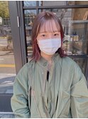 ボブ×インナーピンク♪