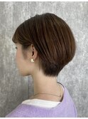 大人可愛い耳掛けショート