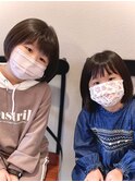 【filo 明比】 キッズカット ☆2shot☆ ショートボブ＆ボブ