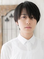 モッズヘア メン 上尾東口店(mod's hair men)&nbsp;長めバングがレトロsexyなアッシュブラックショートQ上尾