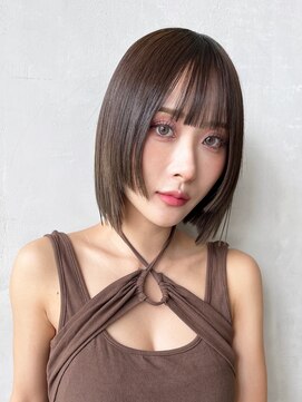 アイティー バイ アルバム 浦和店(IT by ALBUM) シンプルボブ_マチルダボブピンクベージュ_29331