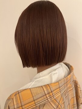 エー(A) 【艶】ぱっつんボブ×トレンドヘア