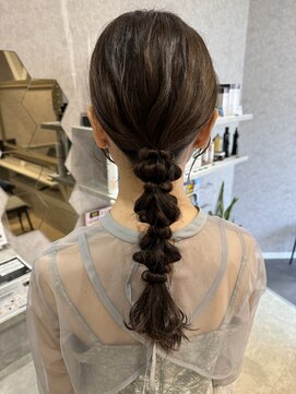 レガシーヘアーデザイン(Legacy hair design) ☆ナチュラル編み下ろしアレンジ☆天神/今泉