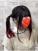 【裾カラーレッド】