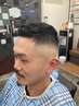 【おしゃれな男の身だしなみ】スキンフェードカットのみ￥3500襟剃り眉カット