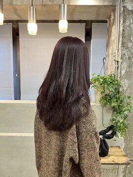 リラクオーレ 三宮 元町(LIRA CUORE) レイヤー×ボルドーカラー