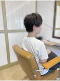 ツーブロック×マッシュショート＊