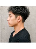 ナチュラルツーブロックショート