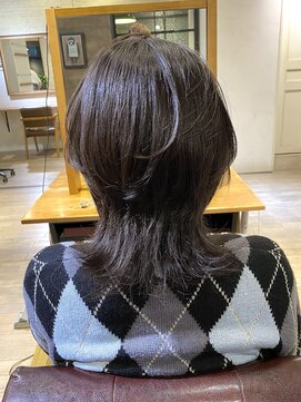 ヴァンクシー バイ ルナ(VANKCY by Luna) クラゲヘアー オリーブグレー 小顔 ココアベージュ 黒髪 登戸