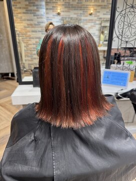 シエル 立川店(CIEL) 【CIEL×久光】ピンクレッド×アンブレラカラー