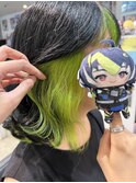 にじさんじ 伊波ライ インナーカラー ウルフヘア ケアブリーチ