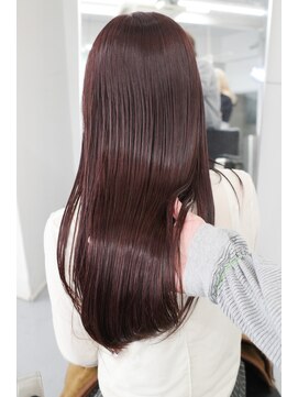 カシェル(cashel) ピンクブラウン　ブリーチなしダブルカラー