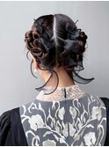 ロングおくれ毛韓国ヘア前髪カット_ba553342