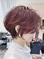 バンプ ギンザ(BUMP GINZA)&nbsp;30代40代50代ショート似合わせ白髪ぼかし前髪あり髪型銀座浅野★