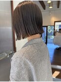 切りっぱなしボブ