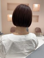 ティディ(Tidi) ミニボブ/ショートボブ/ワンレンボブ/ピンクブラウン/豊中庄内