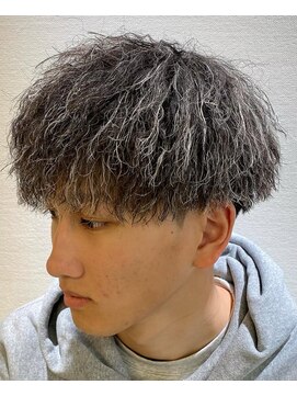 ヘアアンドフェイス ルースト(hair&face ROOST) MEN'S/ツイストパーマ/ホワイトメッシュ