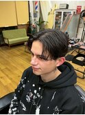 MEN’S HAIR/ブルーブラック/フェザーパーマ/ 印西　印西市