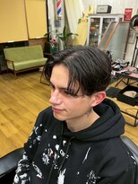 アールズ ヘア(R's hair)&nbsp;MEN’S HAIR/ブルーブラック/フェザーパーマ/ 印西　印西市