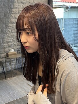 似合わせ小顔カット韓国風◎ブリーチなし髪質改善レイヤーカット