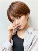 冬の小顔ベリーショート◎前髪あり大人クール