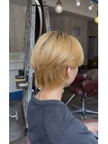 ヘアリゾートエーアイ 浅草店(hair resort Ai)&nbsp;ブロンドマッシュウルフ