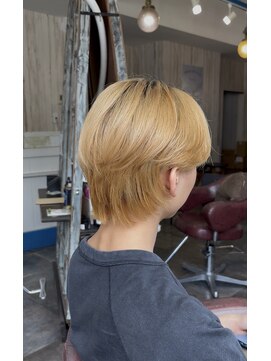 ヘアリゾートエーアイ 浅草店(hair resort Ai) ブロンドマッシュウルフ