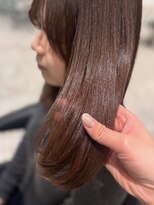 アピッシュ ギンザ(apish ginza) 【ブリーチなしで出来る!】優しいピンクブラウン