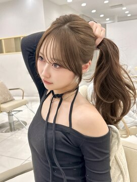 マウル 栄(MAEUL) 2wayバング×韓国顔まわり(似合わせ/大人ガーリー)