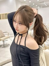 マウル 栄(MAEUL) 2wayバング×韓国顔まわり(ミルクブラウン/栄/ワンホン)