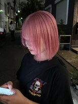 ギークス(GEEKS)&nbsp;【GEEKS渋谷】ペールピンクカラー/ピンクボブ/似合わせカラー