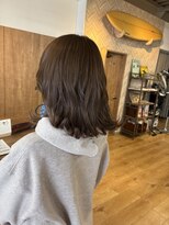 バイエイト 野並店(By Eight) アッシュベージュ×ミディアムれう