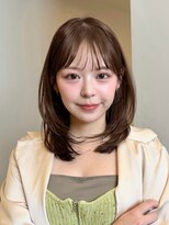 フォト 新宿(foto) ミディアムヘア/レイヤースタイル/シースルーバング