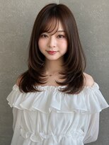 ロンドポレール 北千住(Lond polaire)&nbsp;ミルクティーベージュ/ミディアムレイヤー/ロングレイヤー
