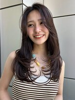 ロンド 銀座(Lond)&nbsp;◎ ダークパープルくびれレイヤー/ミルクティーベージュ/顔周り4