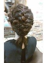 ドゥ ヘア デザイン(Doux hair design)&nbsp;大人可愛い☆編み込みプチエレガンスヘア☆